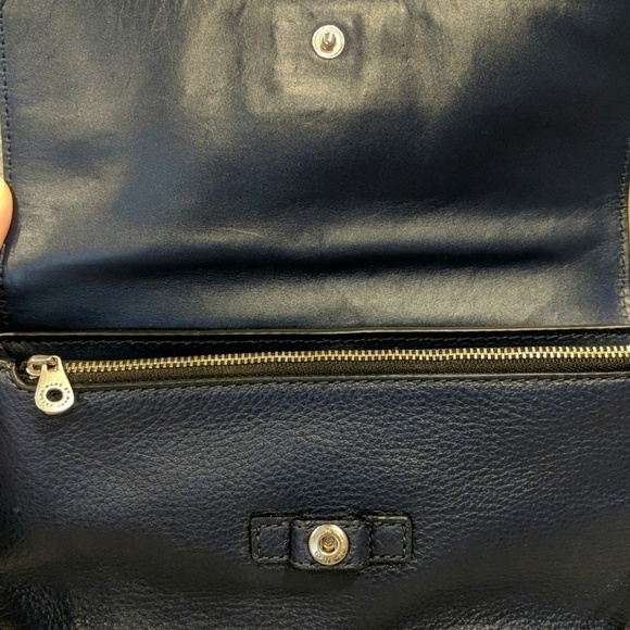 Marc by Marc Jacobs Navy Blue with Silver Hardware Noa Leather Crossbody Bag - Picture 6 of 12